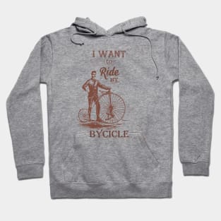 I want to ride my bicycle Hoodie